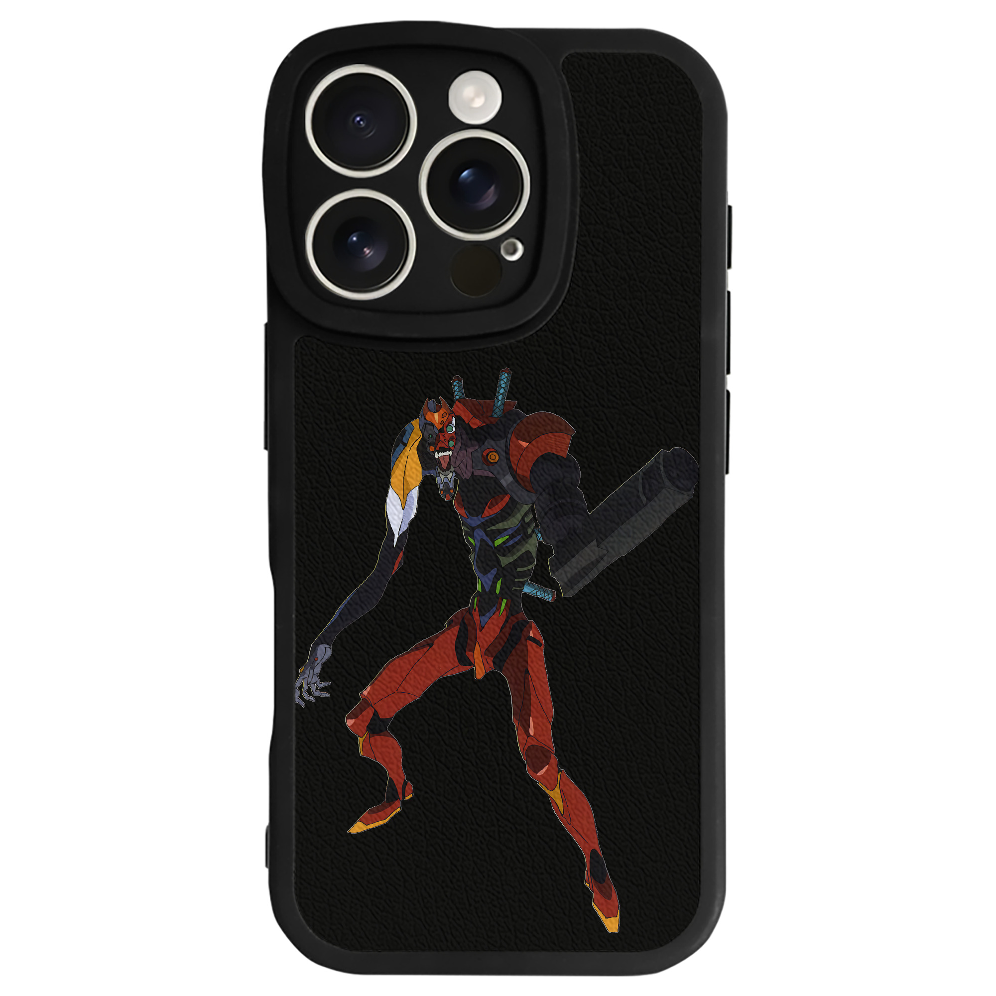（画像用） EVA 新世紀エヴァンゲリオン 【iPhone 16シリーズ対応】シリコンスマホケース（レザー調） 材質：シリコン